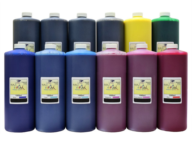 12x1L ink to refill CANON PFI-101, PFI-103, PFI-301, PFI-302, PFI-701, PFI-702